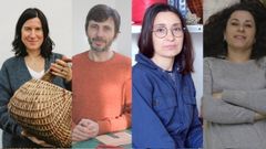 Idoia Cuesta, Santiago Besteiro, Bel�n Mart�nez y Sandra Vilas
