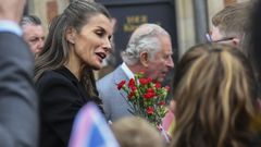 Letizia y el Pr�ncipe Carlos