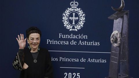La fot�grafa mexicana Graciela Iturbide, Premio Princesa de Asturias de las Artes, es recibida en el Hotel de la Reconquista de Oviedo