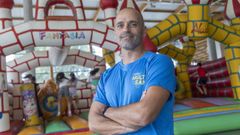 Daniel Rama Garc�a, uno de los monitores m�s veteranos del campamento de Sar