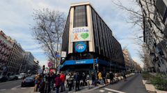 Sede del Partido Popular en la calle Gnova, en una imagen de archivo.