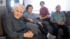 Mar�a Garrido, que cumplir� 101 a�os en agosto, es vecina de Dodro