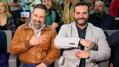 Abascal, junto a Jordi de la Fuente, durante su proclamacin como lder del sindicato Solidaridad.