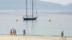 Silgar, en Sanxenxo, es uno de los arenales con calificaci�n de agua �excelente�