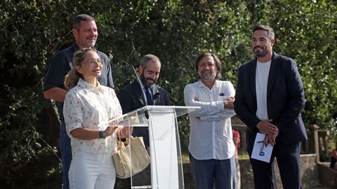 Acto de reposici�n de la escultura de Francisco Asorey de la Virxe da Guadalupe