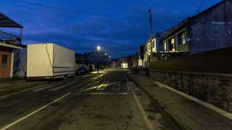 Una de las zonas principales, ya sin basura de madrugada