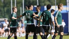 Cortina, Linares, Rocha, Steven y Susaeta, ante el Vetusta