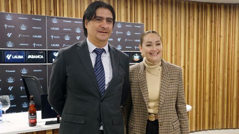 La presidenta Mari&aacute;n Mouri&ntilde;o sigui&oacute; la valoraci&oacute;n de mercado de Marco Garc&eacute;s y, despu&eacute;s, posaron juntos en Afouteza.