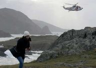 El �Helimer� es el �nico que sali� ayer a peinar la costa.