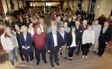 Ayer se present� la lista al completo de los socialistas focenses. 