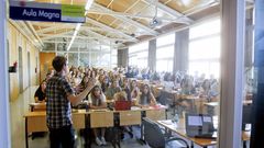 Las clases te�ricas y pr�cticas en la facultad se complementan en muchos casos con horas en empresas e instituciones