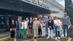 Las fotos del homenaje a los trabajadores del�Sergas jubilados en Monforte entre el 2023 y el 2024