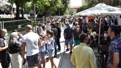 Gran ambiente en el Campo da Le�a durante los conciertos.