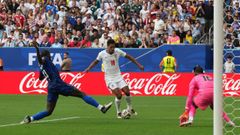 Una imagen de la semifinal del Mundial entre Inglaterra y Francia