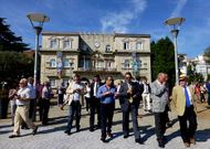 Una delegaci�n de Ponte da Lima visit� ayer O Grove para participar en el hermanamiento. 