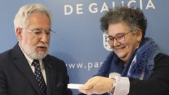 Miguel Santalices junto a Milagros Otero