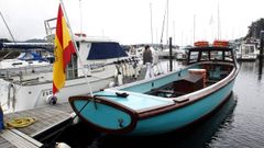 El Catro Vellos Mari�eiros, en imagen de archivo, es un bote de madera construido en 1959