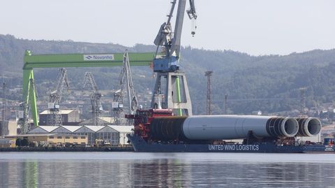 Un monopilote fabricado en Navantia Fene