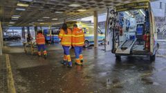 El complejo compostelano arranc� el d�a de ayer con m�s de 860 enfermos hospitalizados