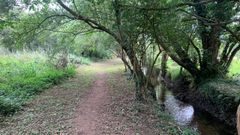 Tramo del r�o Condomi�as por el que se pretende habilitar una senda