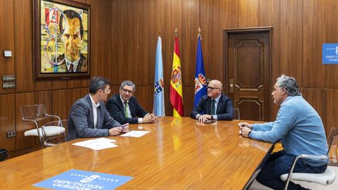 Reunin de Jos Manuel Baltar con los representantes de Iberdrola