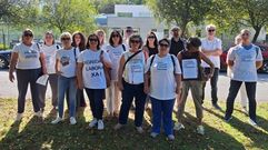 Movilizaci�n de trabajadores del centro de d�a de Cerceda 