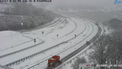 Imagen de las c�maras de tr�fico de la DGT a la altura de Vilavella