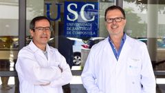 Antonio Salas, a la izquierda, y Federico Martin�n, los responsables del trabajo