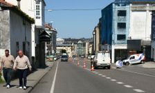 La avenida de Castilla pierde un carril a la altura del secadero. 