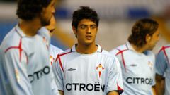 El mexicano, durante un amistoso disputado con el Celta en el 2006.