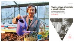 A investigadora Tarsy Carballas � unha das pioneiras que atopamos no libro �Tiven a chave, a bicicleta e os catro libros�, de Xoana Pintos