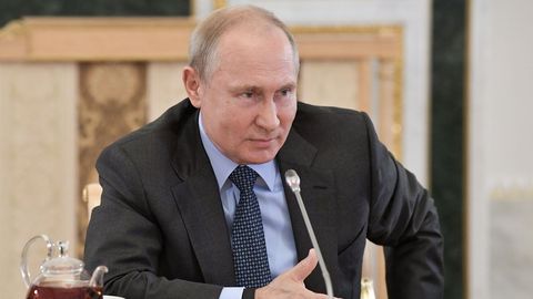 Putin ha recibido a los m�ximos responsables de las principales agencias de noticias del mundo 