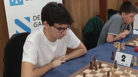 Xulio del Prado, de Xadrez Ourense, en el gallego individuales de Padr�n