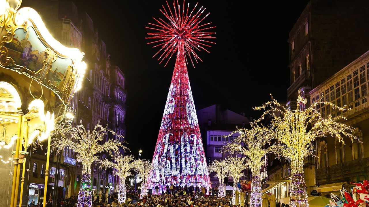 Vigo apagará el domingo 12 de enero unas luces de Navidad de «récord»