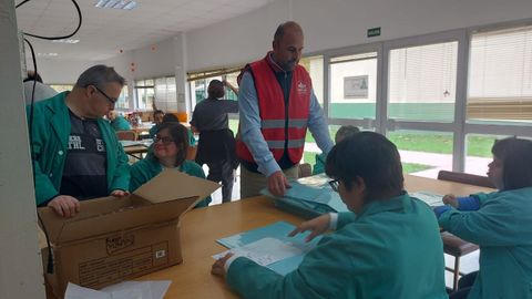 Voluntarios de Coca-Cola en Aspronaga