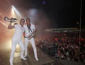 Panorama en otra cita cl�sica, en San Marti�o