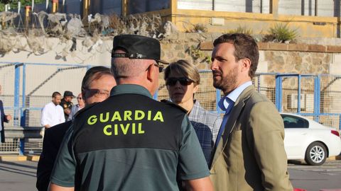 Pablo Casado, este viernes en Ceuta 