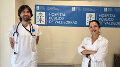 El internista Eduardo Luis Callejas y la otorrinolaring�loga Marta Fern�ndez.