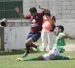 El equipo granate acus� el intenso calor que hac�a al mediod�a en el campo Pr�ncipe Felipe. 