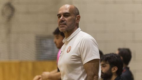 Ram�n Canalda, durante un encuentro del Escola Lubi�ns