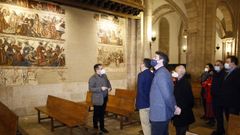 Na catedral de Mondo�edo restaurarase o conxunto mural do presbiterio e da nave central