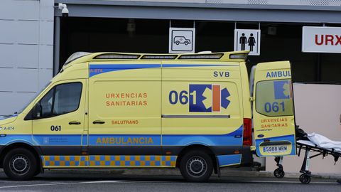 Foto de archivo de un servicio de una ambulancia del 061