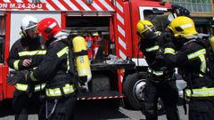 Foto de archivo de una intervenci�n de los bomberos de Barreiros