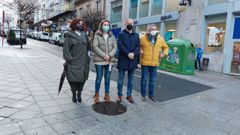 El PSOE anunci� en la calle Concordia que pedir� a la Xunta que paralice la licitaci�n.