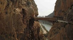 Un camino de v�rtigo en M�laga