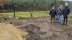 El gobierno local visit ayer las obras en Con da Hedra.