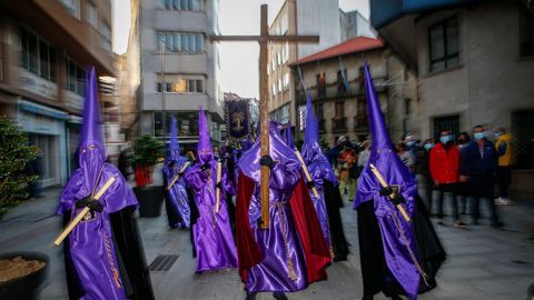 En la Ribeira se vivi uno de los momentos ms especiales de su Semana Santa, la procesin de El Paso.