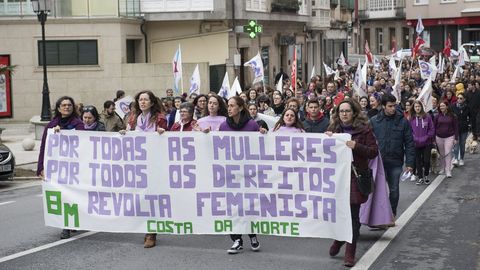 Concentraci�n en Cee de la plataforma �8M Costa da Morte�