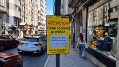 Las restricciones de tr�fico en la avenida Pardo de Cela, una de las principales entradas y salidas de la ciudad, empezar�n este mismo domingo.