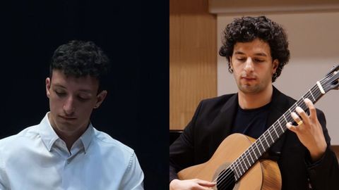 Ivo Lago (guitarra cl�sica) y Roi Lago (piano) son hermanos